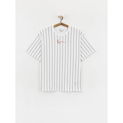 Karl Kani Small Signature Pinstripe white/black