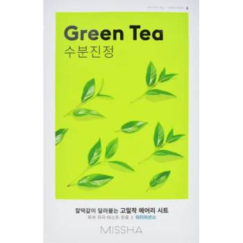 MISSHA Airy Fit Sheet Mask Green Tea - Текстилна маска за лице с екстракт от зелен чай 19гр