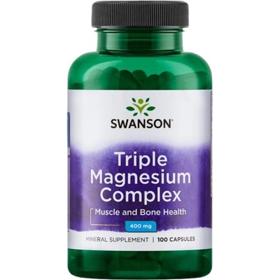 Swanson Triple Magnesium Complex 400 mg [100 капсули]