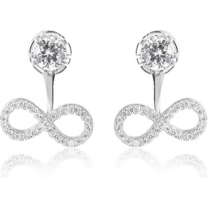 Silenti Jewelry Сребърни обеци "Свързаност