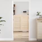 vidaXL Врати с люлеещо се отваряне 90 x 40 cm Масивна борова дървесина (42047163)