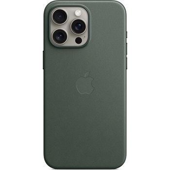 AppleMix Originálny Apple iPhone 15 Pro Max - MagSafe Syntetická koža FineWoven - zelené