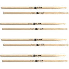 ProMark Classic Attack 5A Shira Kashi Oak Drumstick Oval Wood Tip 4-Pack