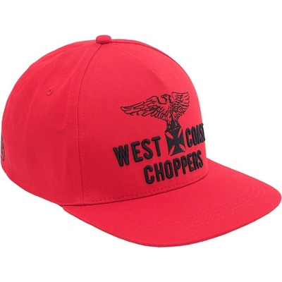 West Coast Choppers Eagle Snapback Flatbill Hat červená Kšiltovka