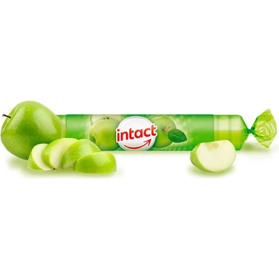 INTACT rolka hroznový cukro s vitamínom C príchuť jablko 40 g