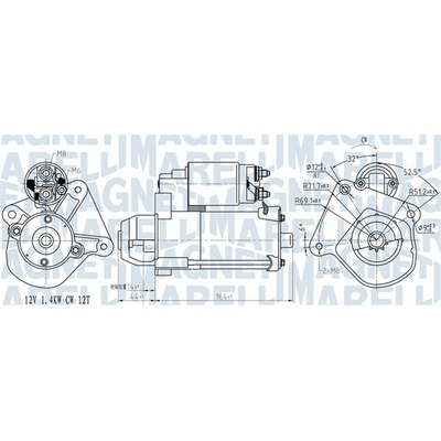 Startér MAGNETI MARELLI 063721275010