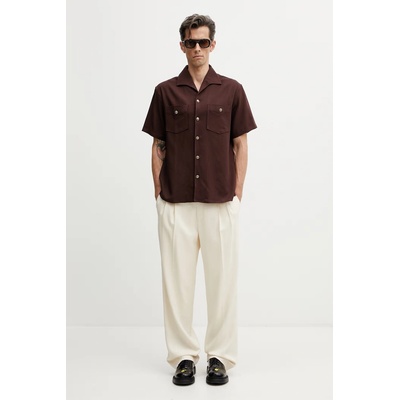 Drôle de Monsieur риза мъжка от вискоза Chemise a Poches Viscose (K.SH254.VI029.BN)