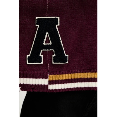 AMBUSH Вълнен пуловер AMBUSH Damaged Rib V Neck Sweater (BWHD002F24KNI0012846)