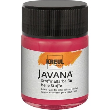 Farba na svetlý textil JAVANA 50 ml Ruby Red