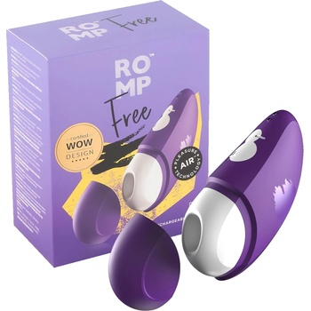 ROMP Free - водоустойчив вълнов клитор стимулатор (лилав)