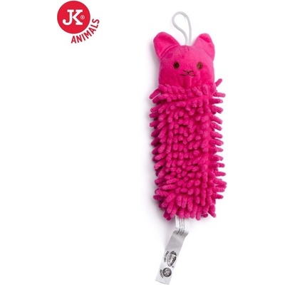 JK ANIMALS plyšová hračka pre psa mop ružový 25 cm