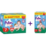 pufies Промо пакет пелени-гащи Pufies Fashion - Размер 7, Extra Large Plus, 100 бр, 17+ kg, Giant pack + 50 броя - ozone