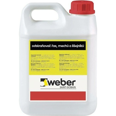 Weber Odstraňovač řas, mechů a lišejníků V 003 v balení: 5 kg