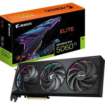 Image 1 of GIGABYTE GeForce RTX 5060 Ti AORUS ELITE 16GB GDDR7 128bit (GV-N506TAORUS E-16GD)