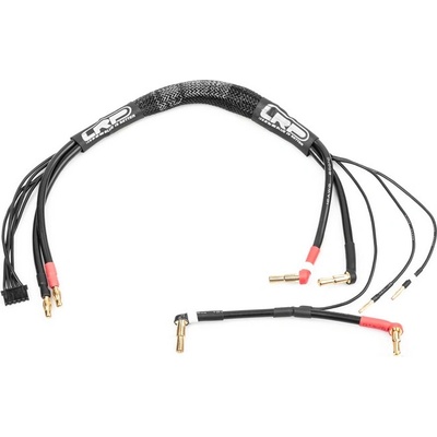 LRP Electronic Nabíjací kábel 35cm 2x2S LiPo HARDCASE z G4 na P4/5 vrátane balančného konektora. XH
