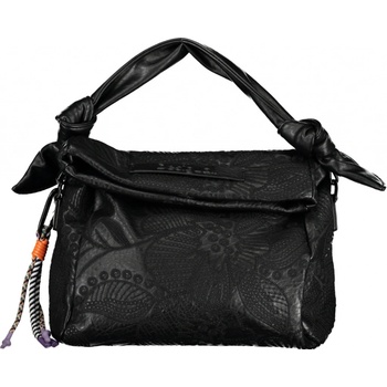 Desigual Černá dámská vzorovaná crossbody kabelka Dejavu Phuket Mini