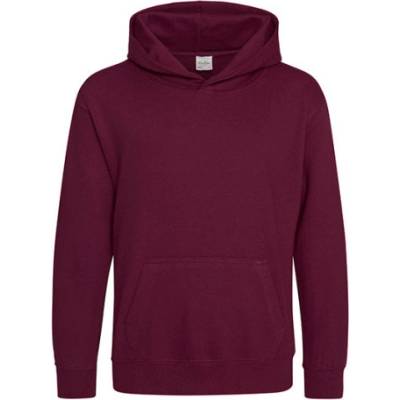 Just Hoods Detská mikina s kapucňou JH001J Burgundy