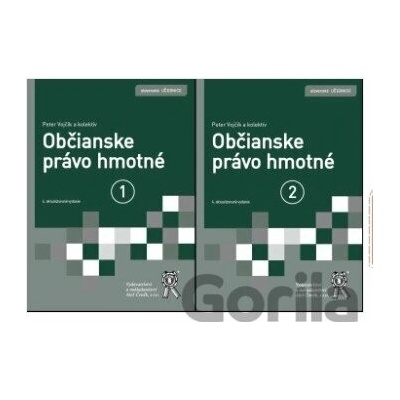 Občianske právo hmotné, 1+ 2. diel - Peter Vojčík, kolektív autorov