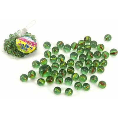 Teddies Skleněné cvrnkací kuličky 50ks