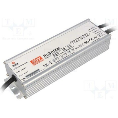 MEAN WELL HLG-100H-24B Napájecí zdroj: spínaný; LED; 96W; 24VDC; 4A; 90÷305VAC; 127÷431VDC