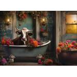 Ravensburger - Puzzle The Cow in the Bathtub - 1 000 piese