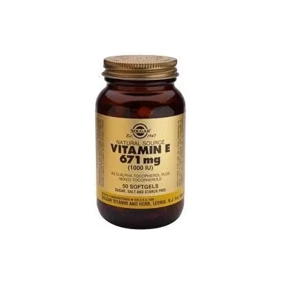 Solgar Хранителна добавка Витамин Е , 1000 IU , Solgar Vit. E 1000 IU softgels 50s
