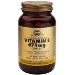 Solgar Хранителна добавка Витамин Е , 1000 IU , Solgar Vit. E 1000 IU softgels 50s
