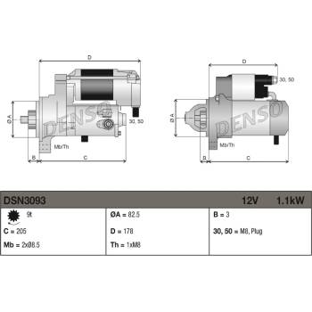 Startér DENSO DSN3093