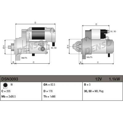 Startér DENSO DSN3093