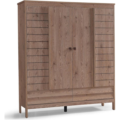 Четирикрилен гардероб Petra