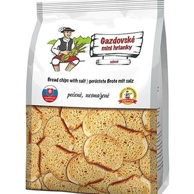 Chrástkovi Gazdovské mini hrianky solené / 10ks karton 140 g