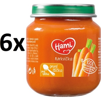 Hami První lžička mrkev 6 x 125 g