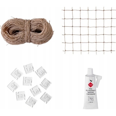 Ecopic Bezpečnostní síť béžová 6 x 2 m