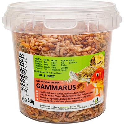 Underground Food Gammarus sušený 500 ml
