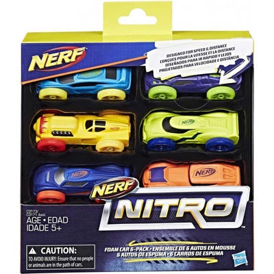 Hasbro Nerf Nitro Náhradné nitro autíčka 6 ks