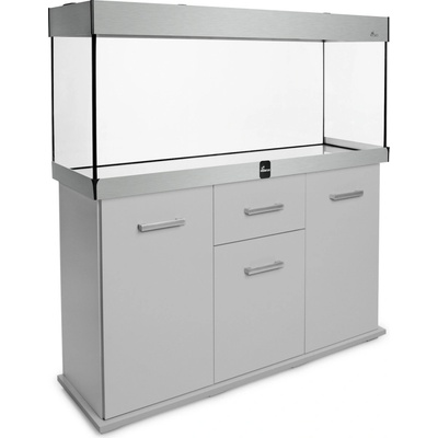 Diversa Solid LED akvarijní set rovný šedá 1x24 W 240 l