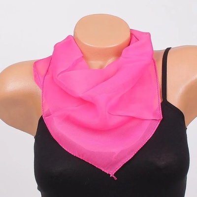 Свежо дамско фишу в цикламено