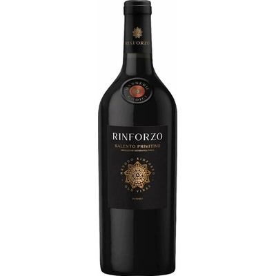 Mondo del Vino Itinera Primitivo IGT Rinforzo Salento 2019 14,5% 0,75 l (holá láhev)