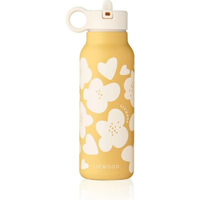 Liewood Dětská termo lahev Falk Flower 350 ml žlutá