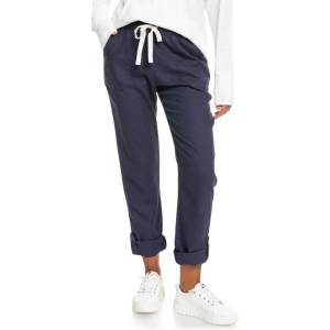 Roxy Дамски ежедневен панталон Roxy Women's On The Seashore Linen Cargo Trousers Casual trousers - Mood Indigo - размер XL (107-1588-0515)