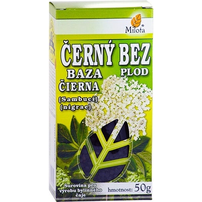 Milota Bez černý plod celý 50 g