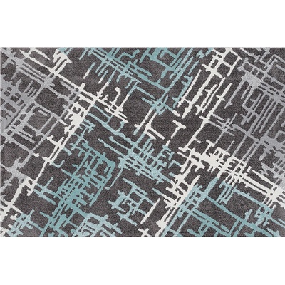 КИЛИМ КРИЕЙТИВ СИНЬО АБСТРАКТ 160x230см АНТРАЦИТ (22103-00441-160х230)