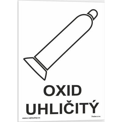 Traiva s.r.o Oxid uhličitý Verze: Samolepka 148 x 210 mm (A5) tl. 0.1 mm - Kód: 10404