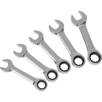 Kraftwerk Sada klíčů ráčnových 15-19mm krátké 5ks KR-3415-3419