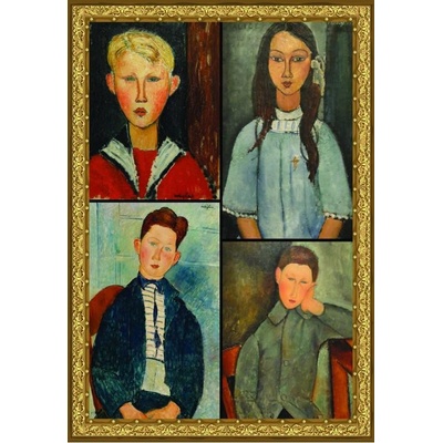 Grafika L'oeuvre de Modigliani 1000 dielov