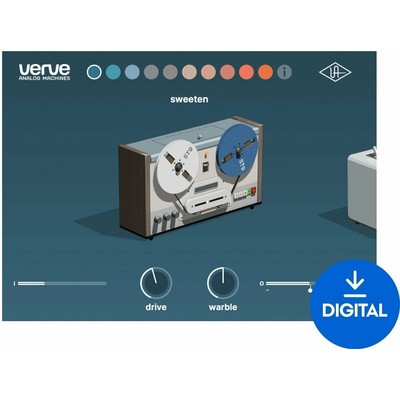 Universal Audio Verve Analog Machines Digitálny produkt