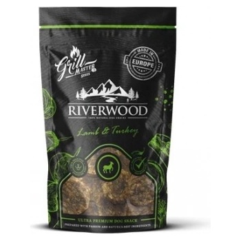 Riverwood - Грил лакомства за кучета, агнешко и пуешко месо, 100 гр