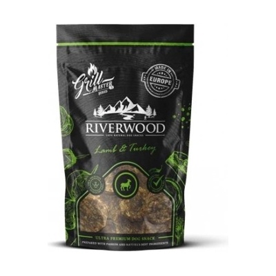 Riverwood - Грил лакомства за кучета, агнешко и пуешко месо, 100 гр