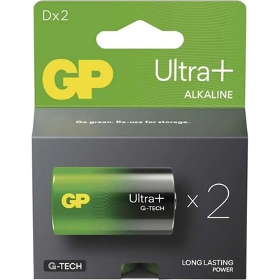 GP Batteries B03412 Ultra Plus D (LR20) алкална батерия 2бр (B03412)
