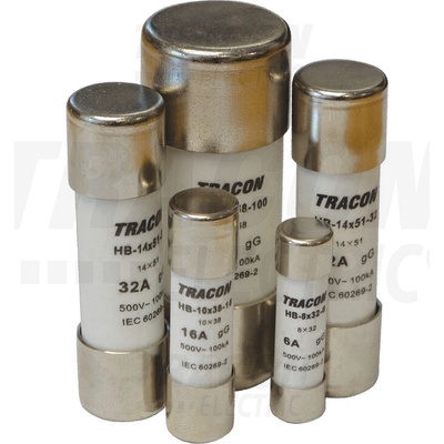 Tracon Valcová poistka gG 80A 500V 100kA 22x58 HB-22X58-80